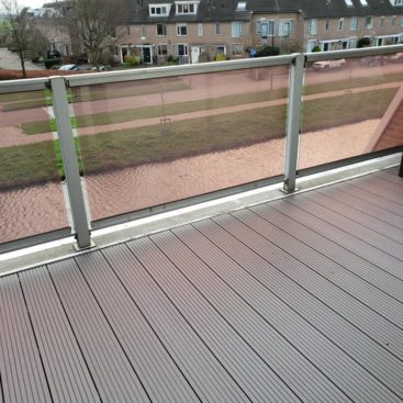 Houten vlonders balkon