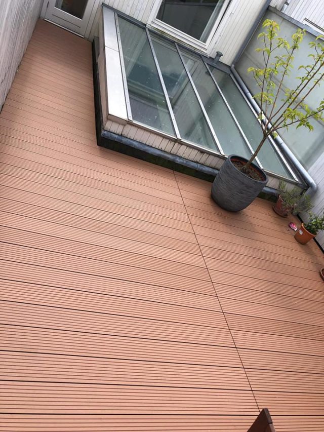 Vlonder balkon Amsterdam