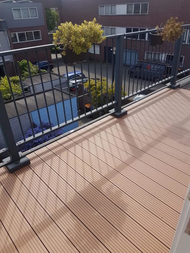 Vlonder balkon Utrecht