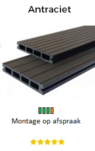 composietantraciet Balkon vlonders antraciet | Balkontotaal.nl