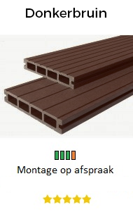 composietdonkerbruin Balkon vlonders donkerbruin | Balkontotaal.nl